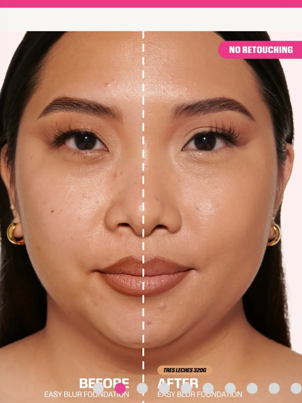 huda beauty Tres Leches 320G Easy Blur Natural Airbrush Foundation